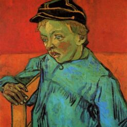 Authentic Van Gogh 1888 The Schoolboy (Camille Roulin) – Handcrafted Oil Painting Reproduction