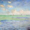 Claude Monet’s "The Sea at Pourville" – High-Quality Oil Painting Reproduction, Customizable Art from Dafen Village Studio