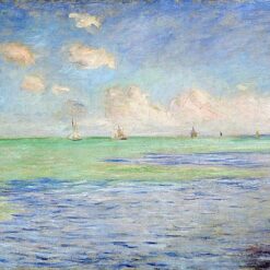 Claude Monet’s "The Sea at Pourville" – High-Quality Oil Painting Reproduction, Customizable Art from Dafen Village Studio