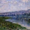 Claude Monet’s The Seine and the Chaantemesle Hills (1880) - Beautiful Hand-Painted Oil Painting from Dafen Village Studio