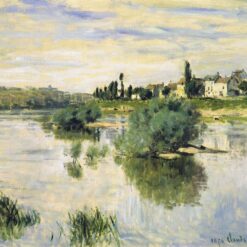 Claude Monet's The Seine at Lavacourt (1878) | Beautifully Hand-Painted Oil Painting | Dafen Village Custom Artwork