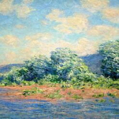 Claude Monet’s The Seine at Port-Villez (1883) – Stunning Oil Painting Reproduction from Dafen Village Art Studio