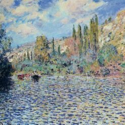 Claude Monet's The Seine at Vetheuil (1879) | Custom Oil Painting Reproduction | Dafen Village Studio