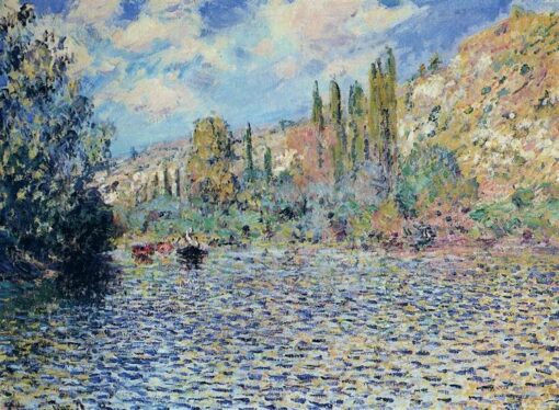 Claude Monet’s The Seine at Vetheuil (1879) | Custom Oil Painting Reproduction | Dafen Village Studio