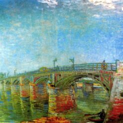 The Seine Bridge at Asnieres (1887) by Van Gogh – Hand-Painted Oil Painting Reproduction from Dafen Village