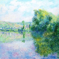 Transform Your Space with a Hand-Painted Oil Painting of The Seine at Vetheuil (1880) by Claude Monet