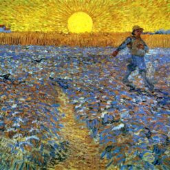 Van Gogh The Sower (Sower with Setting Sun) – 1888 Hand-Painted Oil Painting Reproduction from Dafen Village