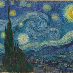 Buy Van Gogh The Starry Night – 1889 Custom Oil Painting Reproduction for Home Decor