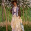 Claude Monet's The Stroller (1887) - Impressionist Painting, Mother and Child Outdoor Scene