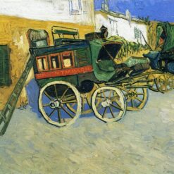 The Tarascon Diligence (1888) by Van Gogh – Hand-Painted Oil Painting Reproduction from Dafen Village