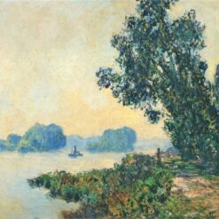 Impressionist Masterpiece: The Towpath at Granval (1883) by Claude Monet - Hand-painted Oil Painting by Dafen Village Artists