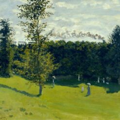 Impressionist Masterpiece The Train in the Country by Claude Monet - Handcrafted Oil Painting on Canvas from Dafen Village