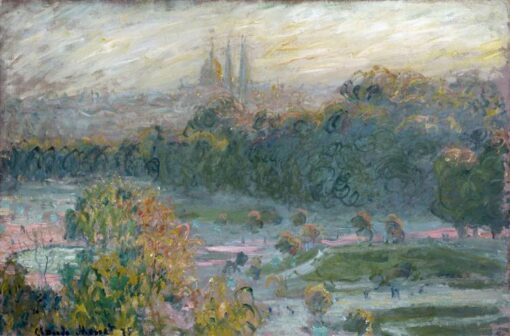 Original Oil Painting Reproduction of Monet’s The Tuileries (Study) 1876 | Made by Dafen Village Artists
