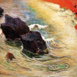The Wave" by Paul Gauguin 1888 - Hand-Painted Oil Painting Reproduction | Fine Art Canvas from Dafen Village