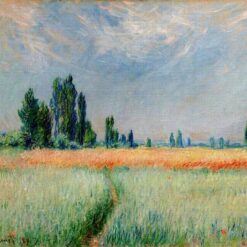 The Wheat Field by Claude Monet (1881) - Handcrafted Oil Painting of Classic Impressionist Art from Dafen Village