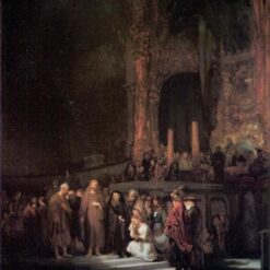 Rembrandt 'The Woman Taken in Adultery' 1644 – A Powerful Depiction of Judgment and Mercy