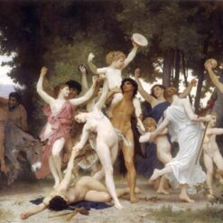 Buy "The Youth of Bacchus" by William-Adolphe Bouguereau | Custom Oil Painting Reproduction from Dafen Village