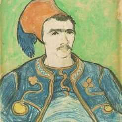 Van Gogh The Zouave Half Length – 1888 Hand-Painted Oil Painting Reproduction from Dafen Village