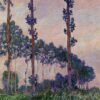Monet’s Three Trees in Grey Weather – 1891 Impressionist Oil Painting, Expertly Crafted by Dafen Village Artists