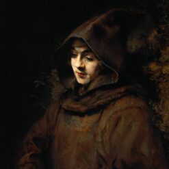 Rembrandt 'Titus van Rijn in a Monk's Habit' 1660 – A Powerful Portrait of the Artist's Son in Contemplative Silence