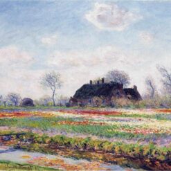 Buy Tulip Fields at Sassenheim, near Leiden by Monet - Hand-Painted Oil on Canvas from Dafen Village