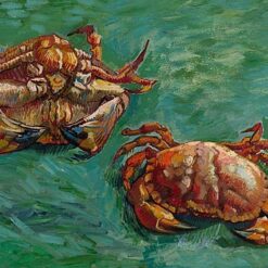 Van Gogh Two Crabs – 1889 Hand-Painted Oil Painting Reproduction from Dafen Village
