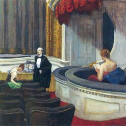 Two on the Aisle" by Edward Hopper - 1927 Oil Painting Reproduction | Beautiful Hand-Painted Canvas Artwork for Art Collectors