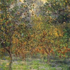 Impressionist Under the Lemon Trees by Claude Monet (1884) – High-Quality Oil Painting Reproduction from Dafen Village