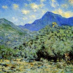 Claude Monet Valley Bouna near Bordighera (1884) - Authentic Hand-Painted Oil Painting Reproduction from Dafen Village Studio