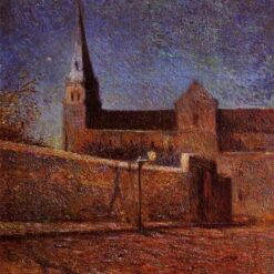 Paul Gauguin "Vaugirard Church" 1879 - Stunning Oil Painting Reproduction | French Architecture Art
