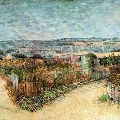 Authentic 1887 Vegetable Gardens in Montmartre by Van Gogh – High-Quality Hand-Painted Oil Painting Reproduction