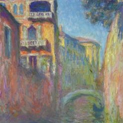 Claude Monet’s Venice, Rio de Santa Salute (1908) – Fine Art Oil Painting Reproduction by Dafen Village Studio