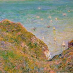 Claude Monet's View from the Cliff at Pourville in Bright Weather – Hand-Painted Oil Artwork for Your Home