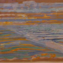 Buy "View from the Dunes with Beach and Piers" by Piet Mondrian - 1909 Custom Oil Painting on Canvas