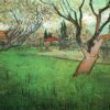 Authentic 1888 View of Arles with Trees in Blossom – Handcrafted Van Gogh Oil Painting Reproduction