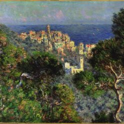 Luxury Custom Oil Painting of View of Bordighera by Claude Monet (1884) – Impressionist Art, Dafen Village