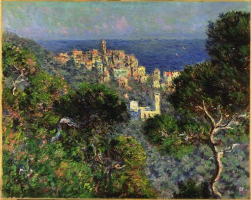 Luxury Custom Oil Painting of View of Bordighera by Claude Monet (1884) – Impressionist Art, Dafen Village