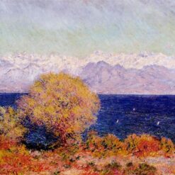 Hand-painted View of Cap d'Antibes by Claude Monet – 1888 French Impressionist Landscape Oil Painting from Dafen Village Studio