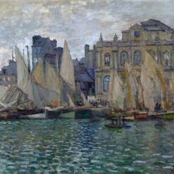 Handmade View of Le Havre by Claude Monet | 1873 Oil Painting Reproduction | Expertly Crafted in Dafen Village
