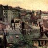 Vincent van Gogh 1886 View of Roofs and Backs of Houses – Hand-Painted Oil Painting Reproduction