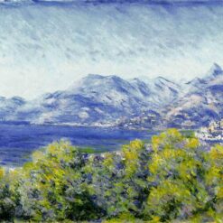 Custom Oil Painting Reproduction of View of Ventimiglia (1884) by Claude Monet - Expertly Crafted in Dafen Village