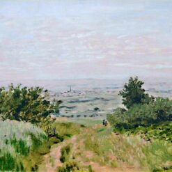 Impressionist Masterpiece: View to the Plain of Argenteuil (1872) by Claude Monet, Oil Painting Reproduction by Dafen Village Artists