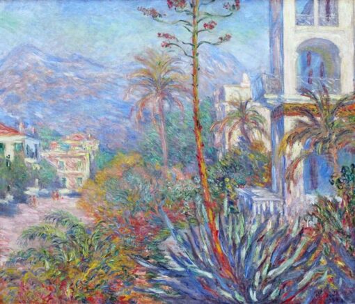 Reproducción al óleo personalizada de Villas en Bordighera (1884) de Claude Monet - Realizada por expertos artistas de Dafen Village