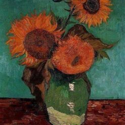 Vincent van Gogh 1888 Sunflowers – Stunning Hand-Painted Oil Painting Reproduction