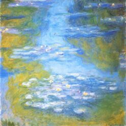 Custom Water Lilies Oil Painting (1907) by Claude Monet – Made by Skilled Artists in Dafen Village