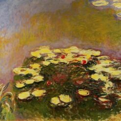 Impressionist Water Lilies by Claude Monet (1914-1917) – Stunning Oil Painting Reproduction, Crafted in Dafen Village
