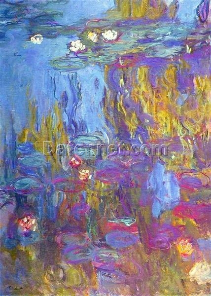 Beautiful Water Lilies by Claude Monet (1914-1917) – Handcrafted Oil Painting Reproduction, Dafen Village Studio