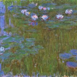 Water Lilies (1914-1917) by Claude Monet – Beautiful Custom Oil Painting Reproduction, Dafen Village Studio