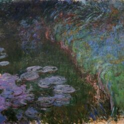 Claude Monet Water Lilies (1914-1917) – Elegant Hand-Painted Oil Painting, Made by Dafen Village Studio Artists