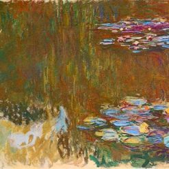 Claude Monet Water Lilies (1917-1919) – Beautiful Hand-Painted Oil Painting Reproduction, Dafen Village Artists